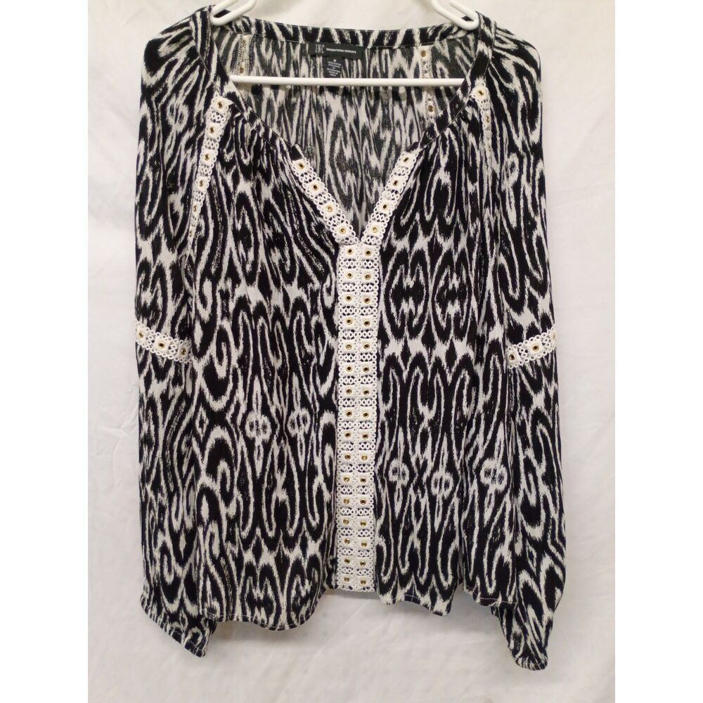 Boho Lace Trim Blouse M • Cottagecore • Hobocore • Fairycore • Festival Top